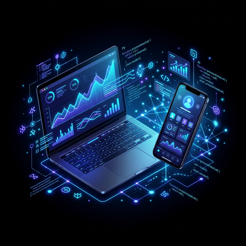 Tech UI Illustration